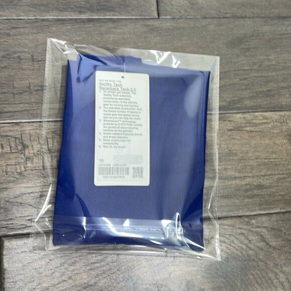 Lululemon NWT Swiftly Tech Racerback Tank Top 2.0 *Hip Length Larkspur - Picture 8 of 8